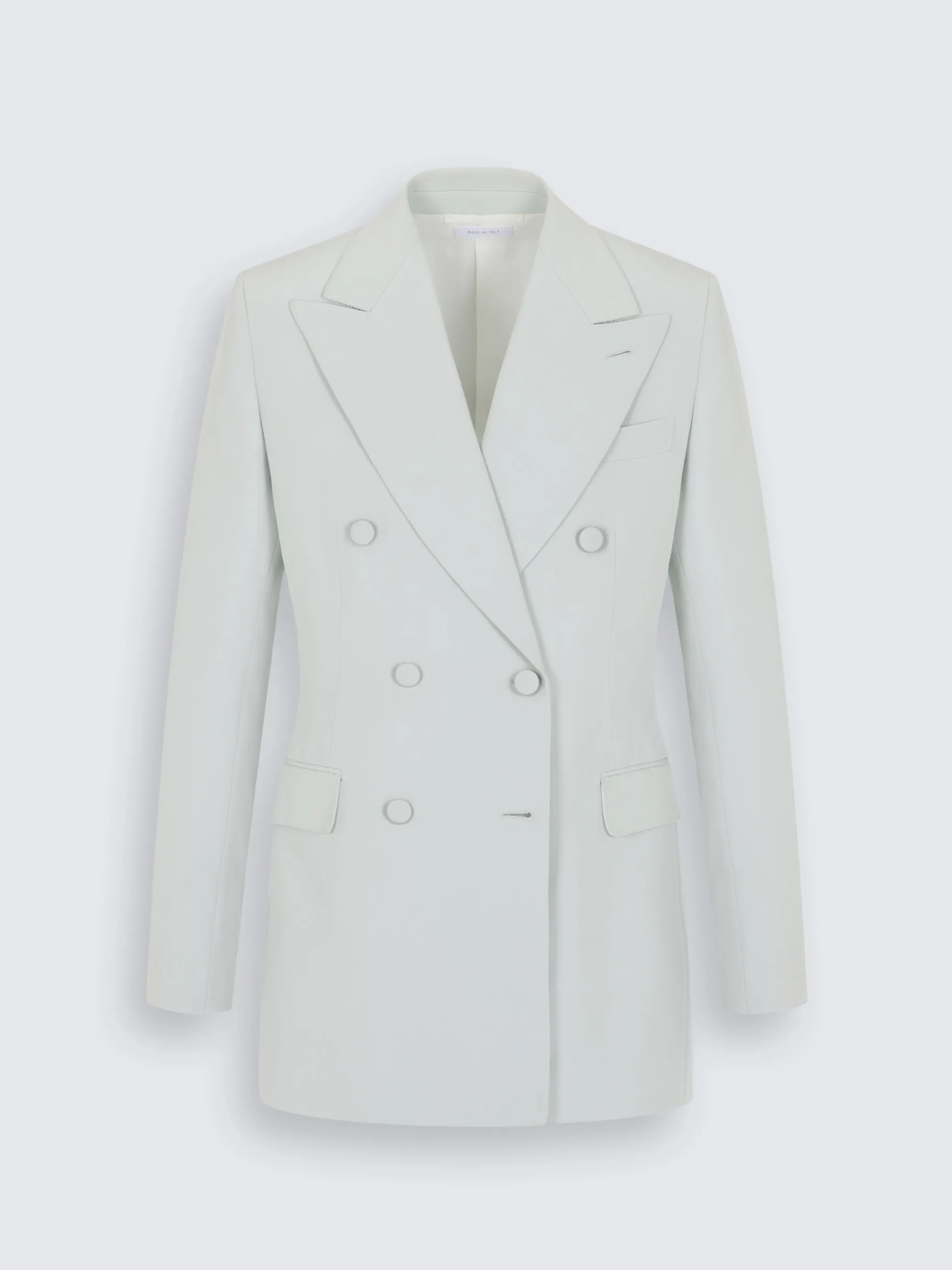 Aqua green silk cady waistcoat