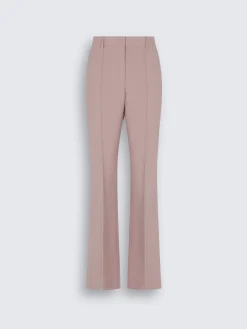 Beige cashmere and silk long-sleeved polo