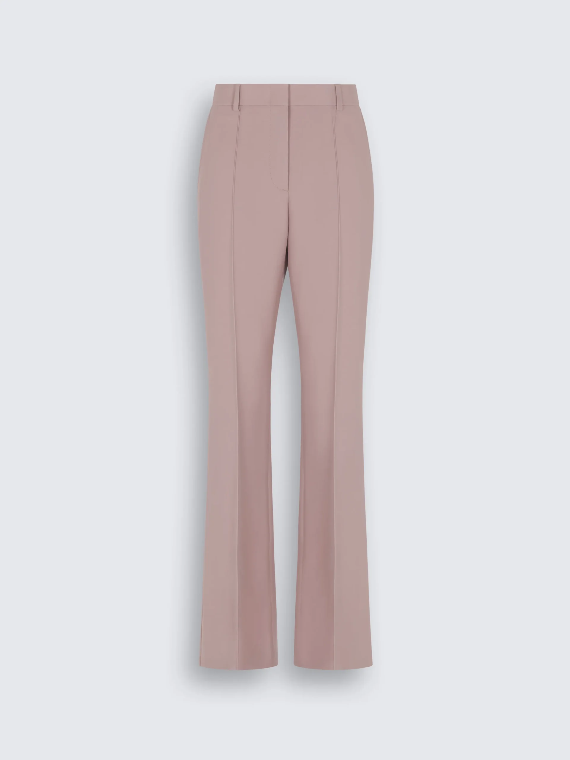 Beige cashmere and silk long-sleeved polo