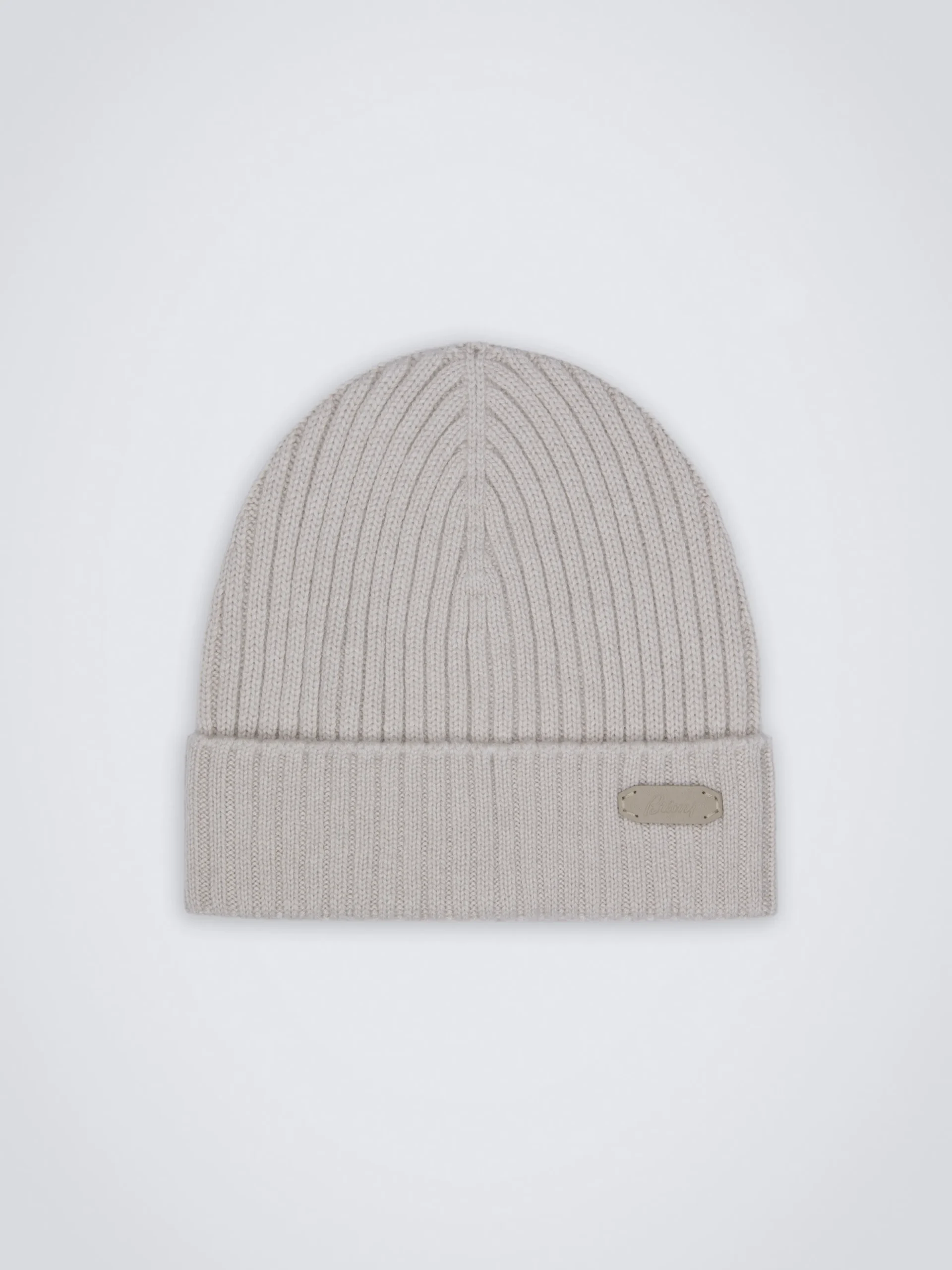 Beige cashmere beanie