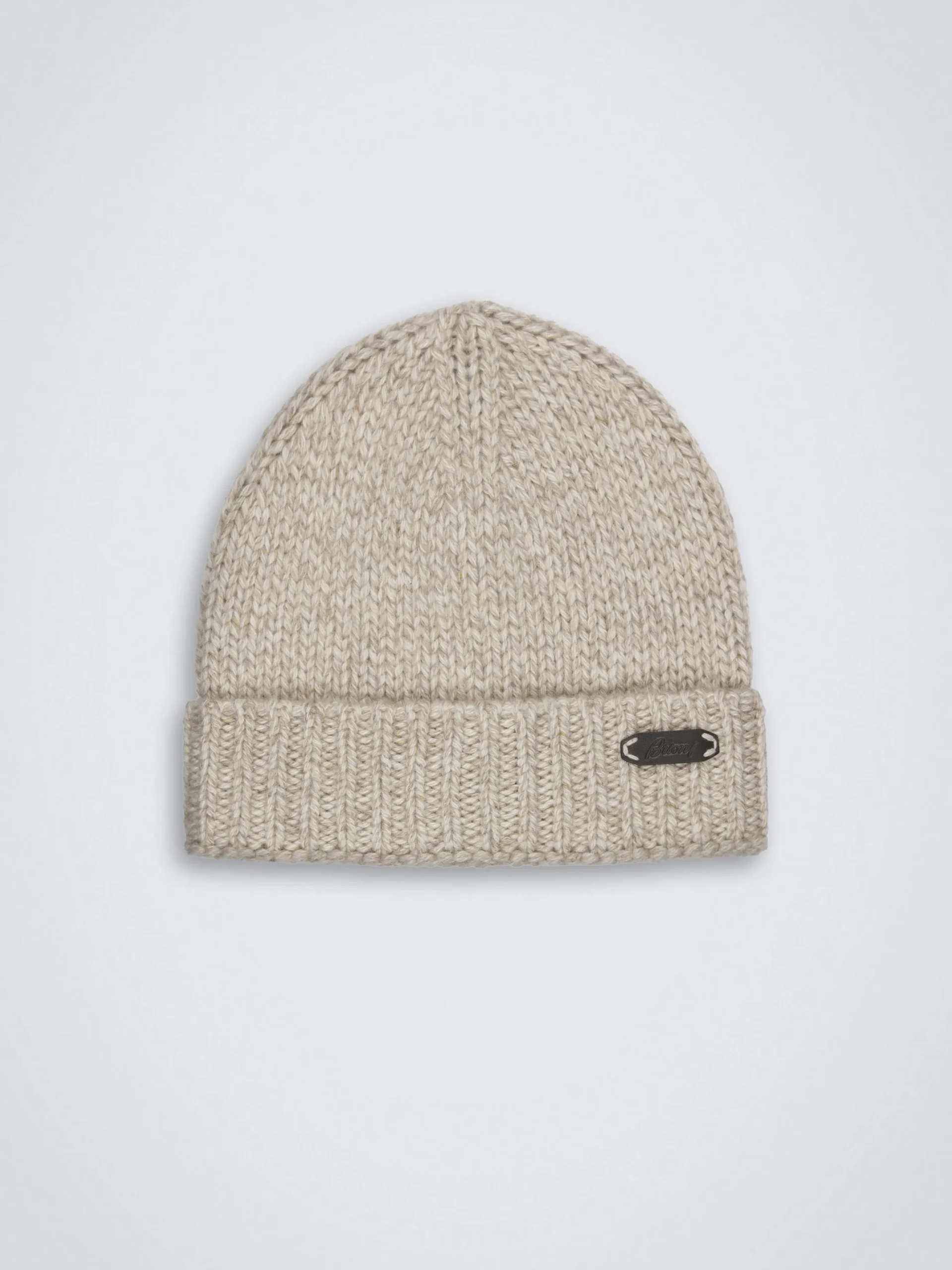 Beige cashmere beanie