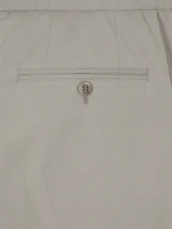 Beige cotton and cashmere Melbourne trousers