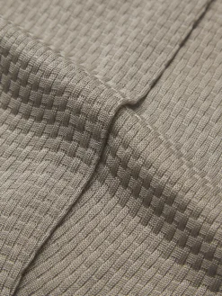 Beige cotton Trama weave socks
