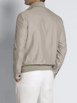 Beige Performa silk 75 Blouson
