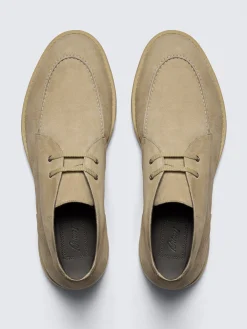 Beige suede Journey desert boots