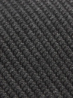 Black and charcoal tricot tie
