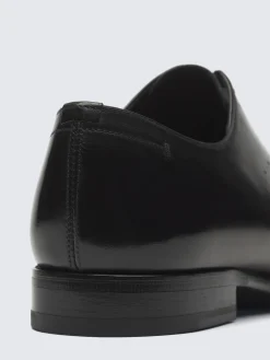 Black calf leather Elysium oxford shoes