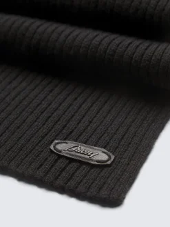Black cashmere scarf