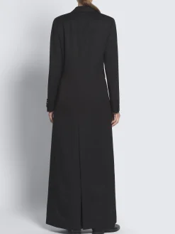 Black responsible wool Livia coat