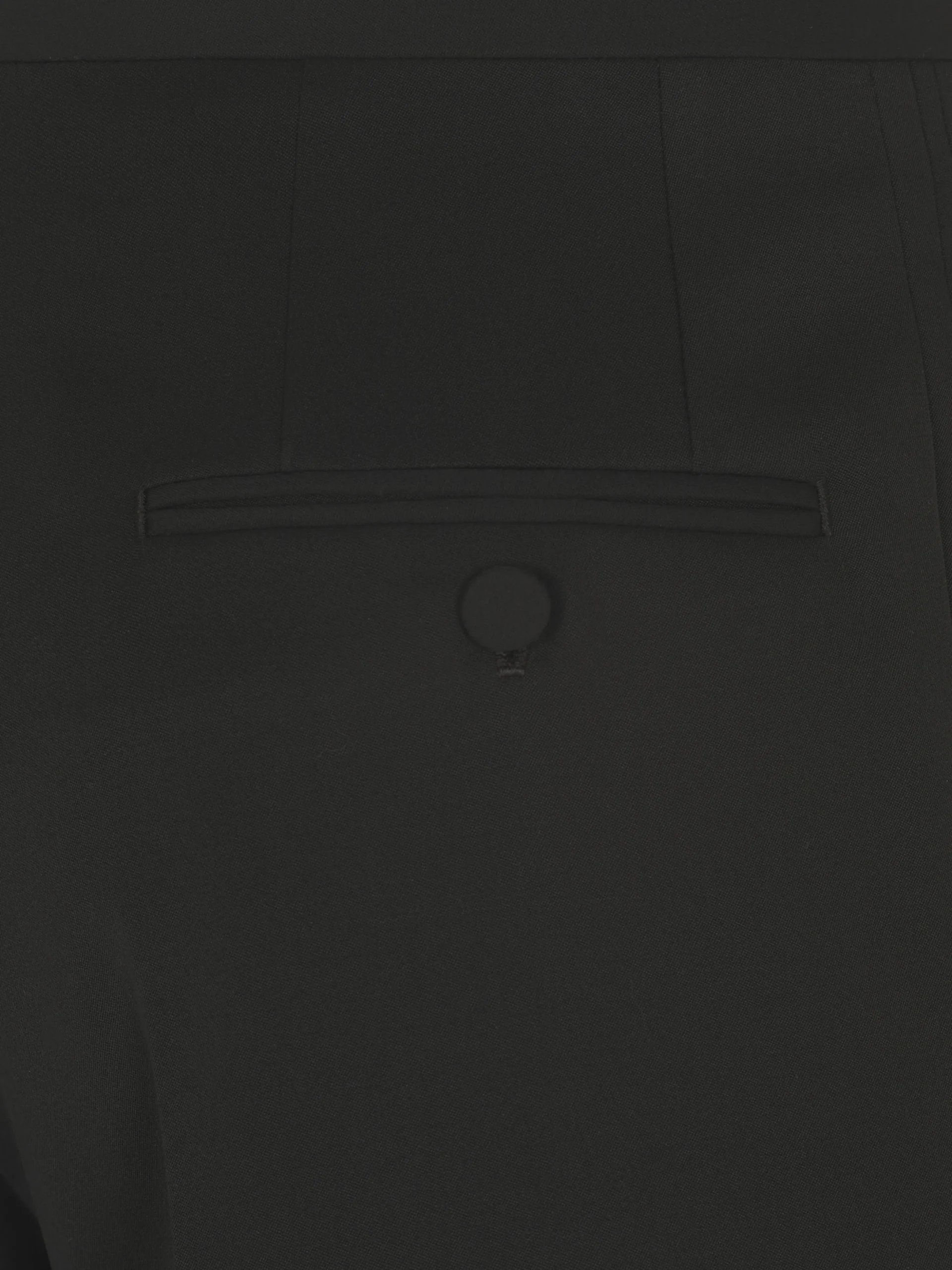 Black responsible wool Positano trousers