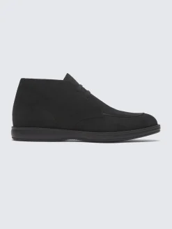 Black suede Journey desert boots