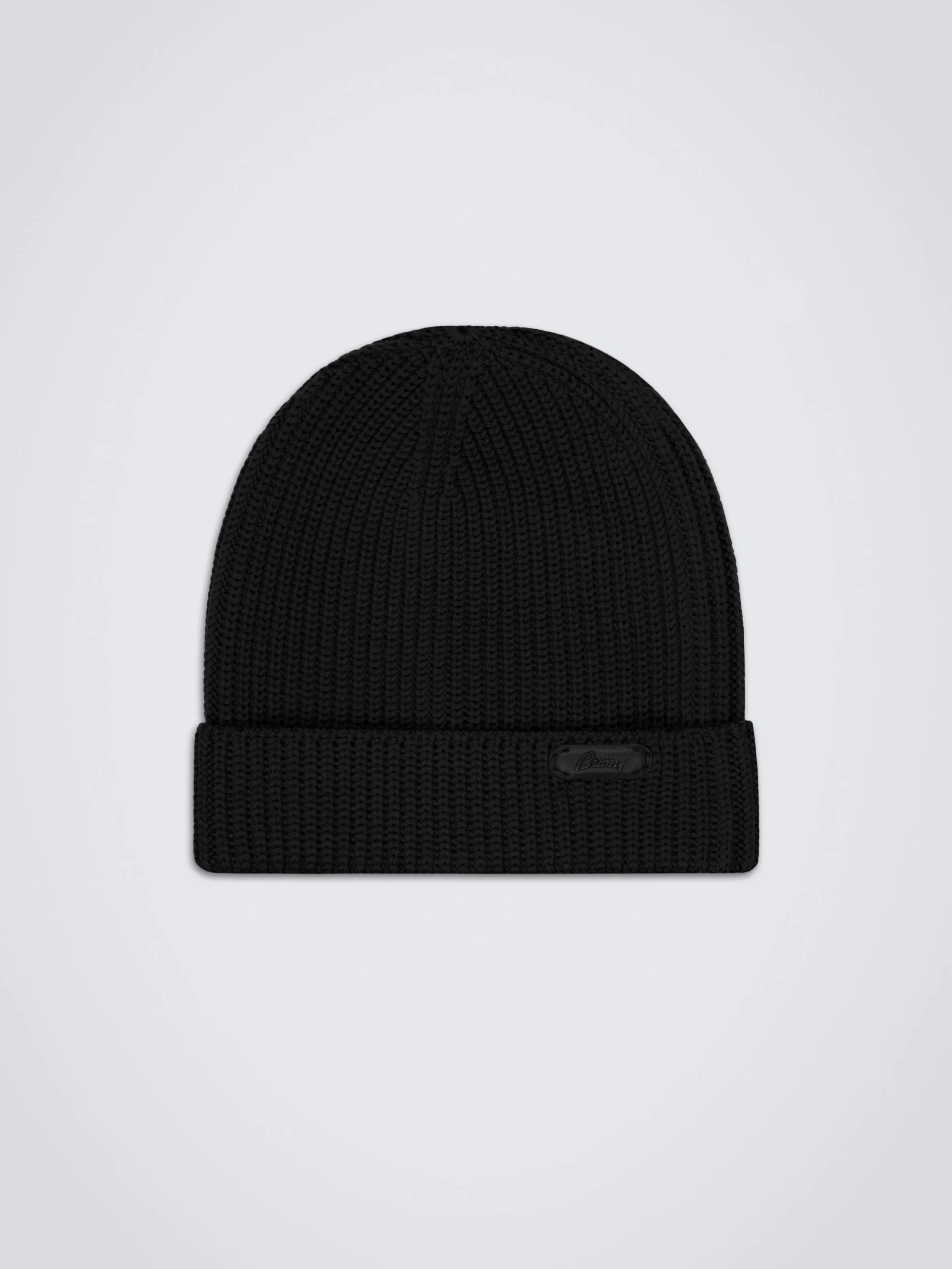 Black wool beanie