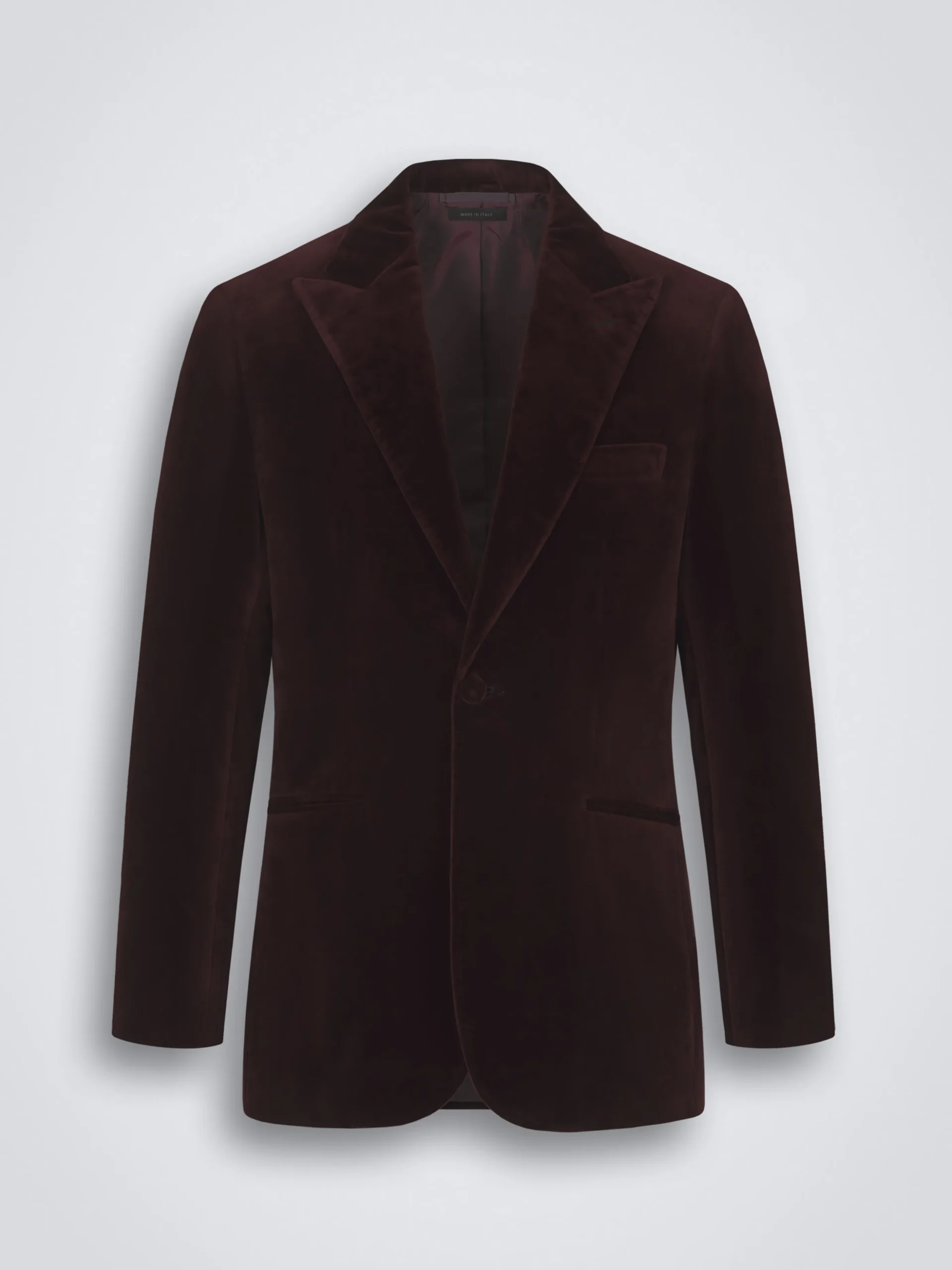 Bordeaux cotton velvet Virgilio jacket