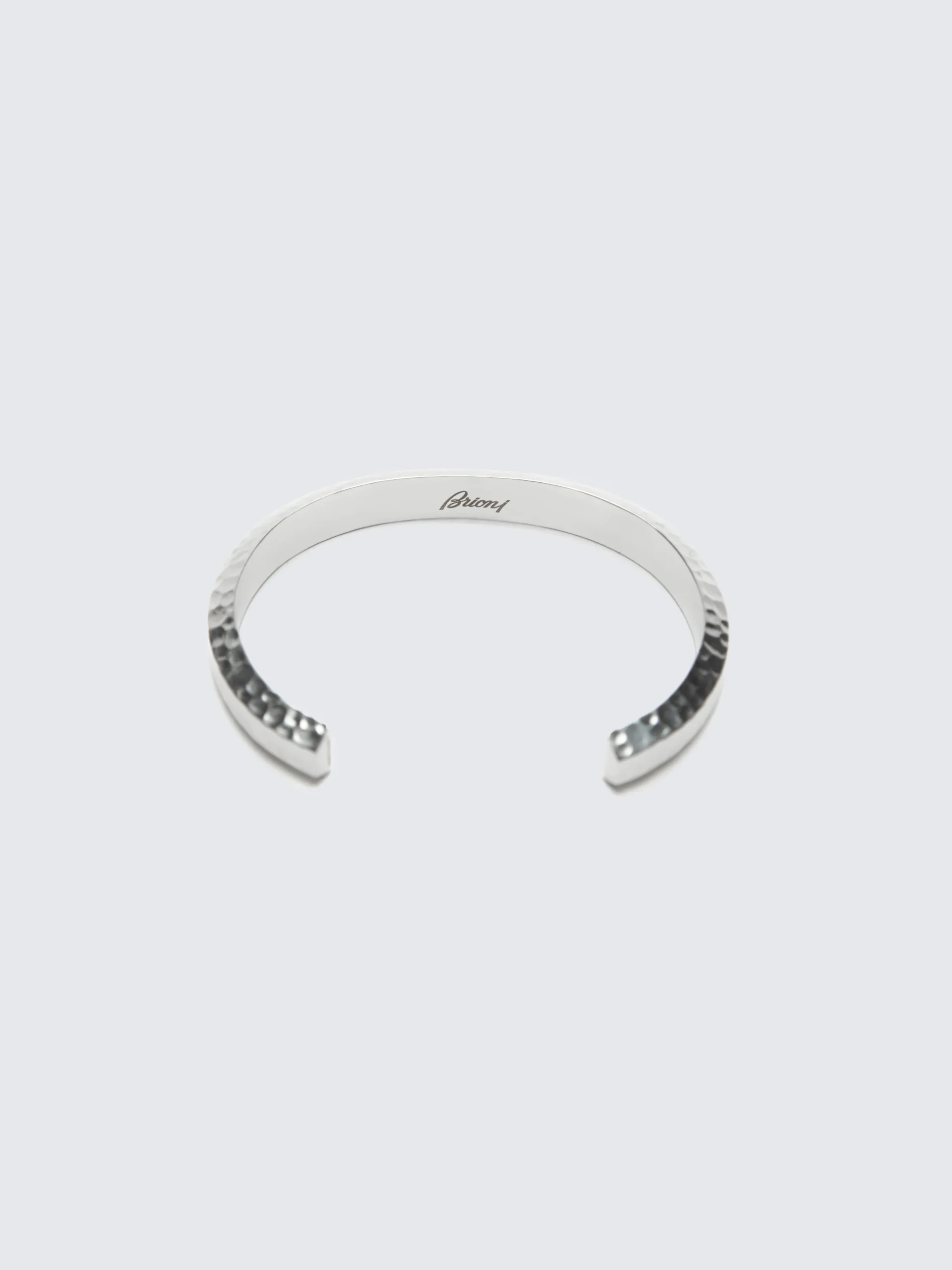Bracelet in hammered bronze