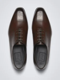 Brown calf leather Elysium oxford shoes