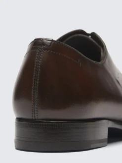 Brown calf leather Elysium oxford shoes