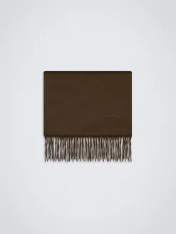 Brown cashmere scarf