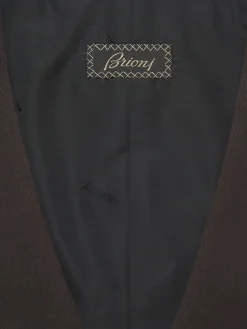 Dark brown silk cady waistcoat