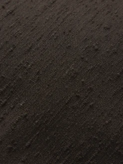 Dark brown silk tie