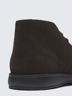 Dark brown suede Journey desert boots