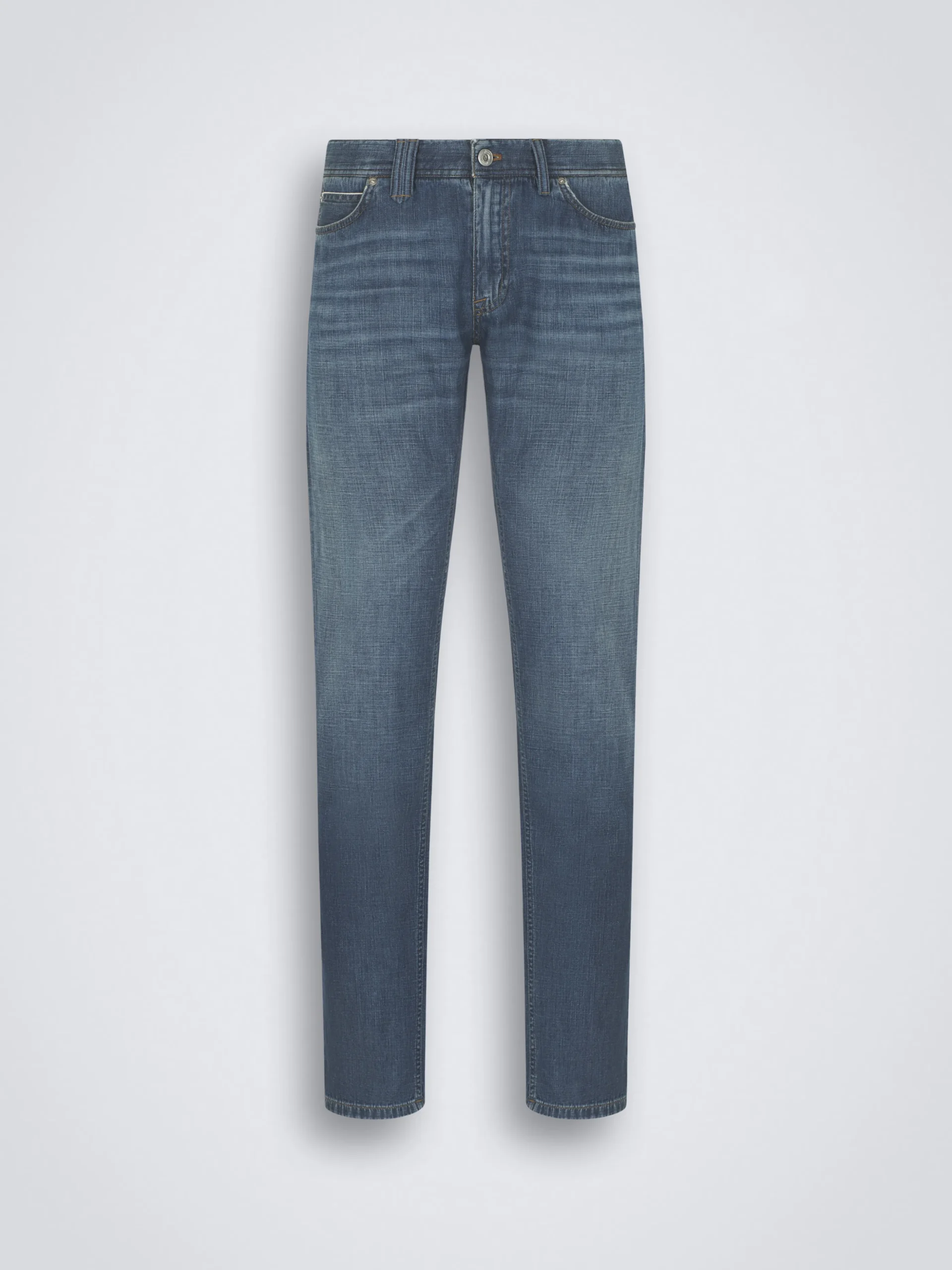 Denim blue cotton Meribel selvedge jeans