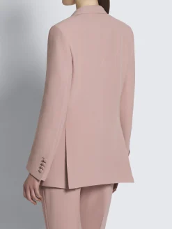 Dusty pink silk Flavia jacket