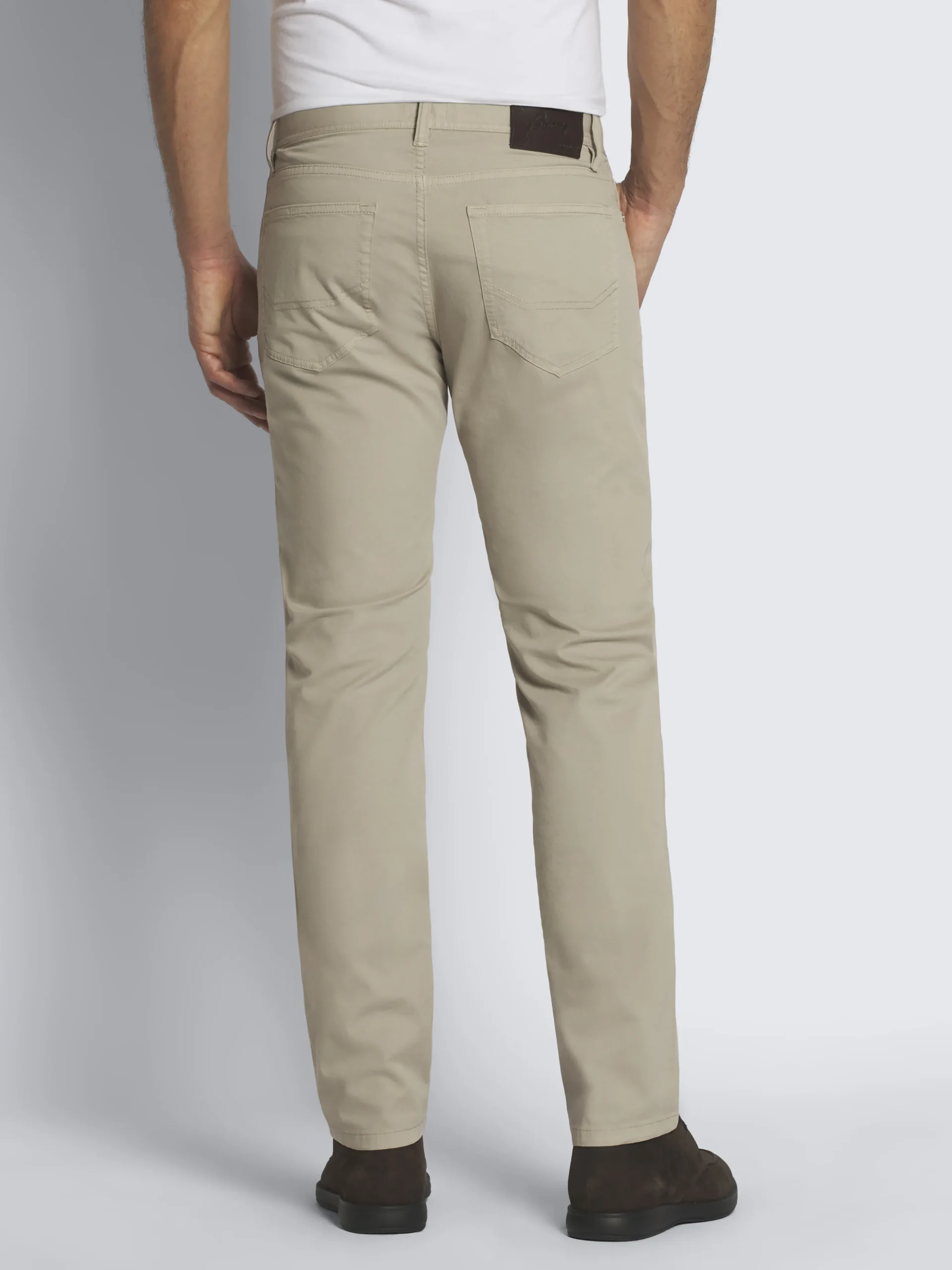 Essential beige organic stretch cotton Meribel jeans
