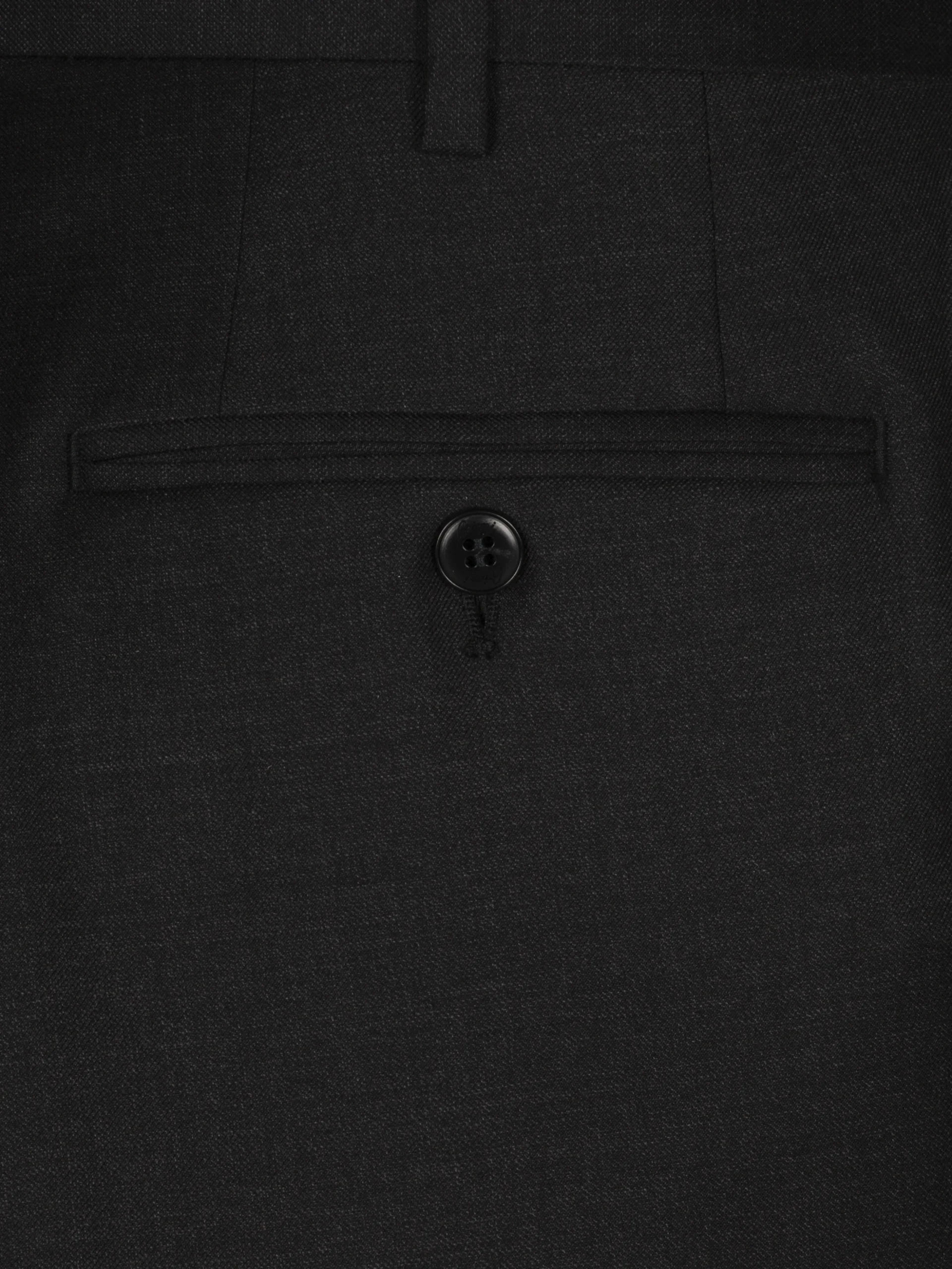 Essential charcoal grey Super 130's wool Tigullio trousers