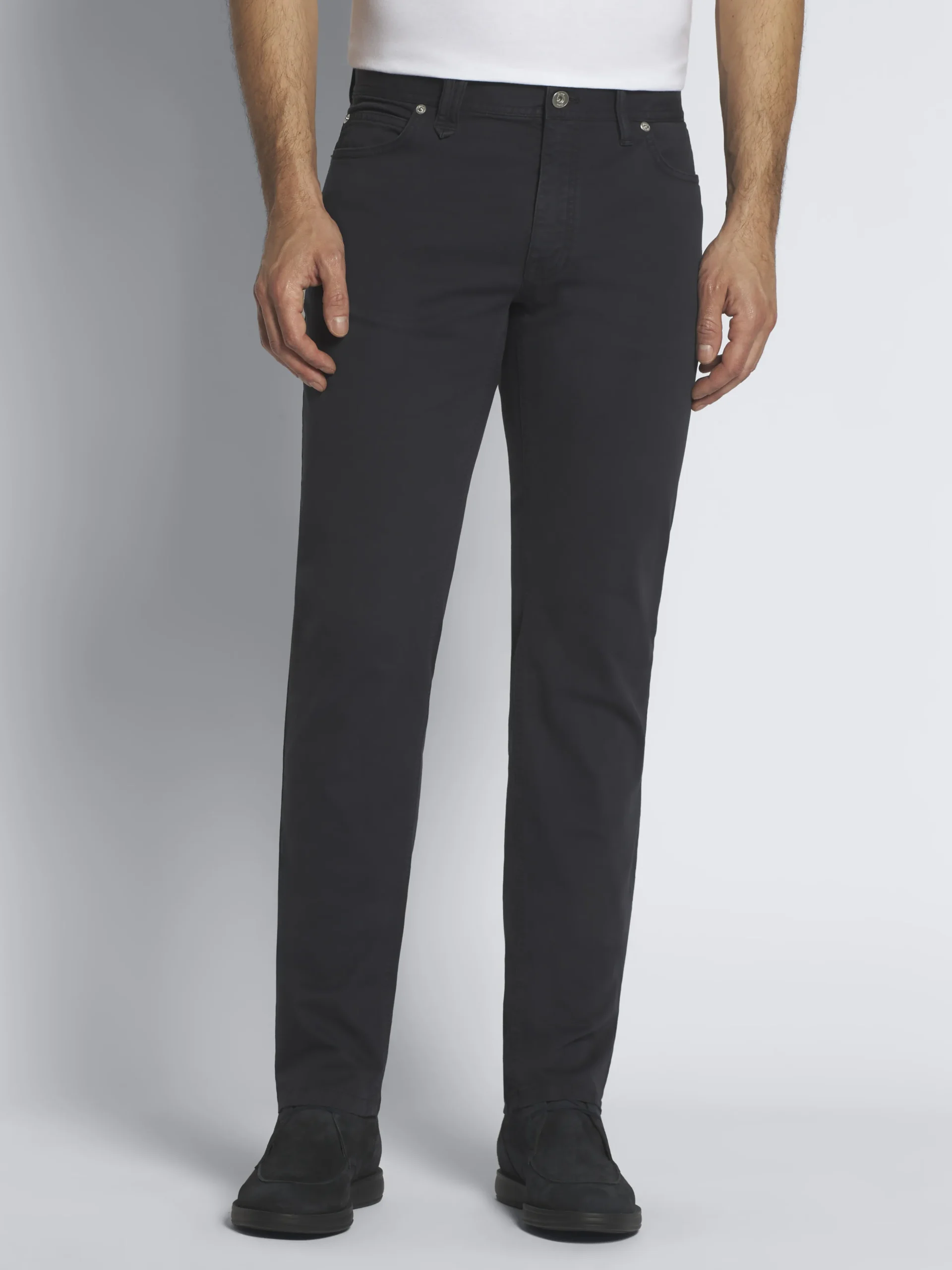Essential midnight blue organic stretch cotton Meribel jeans