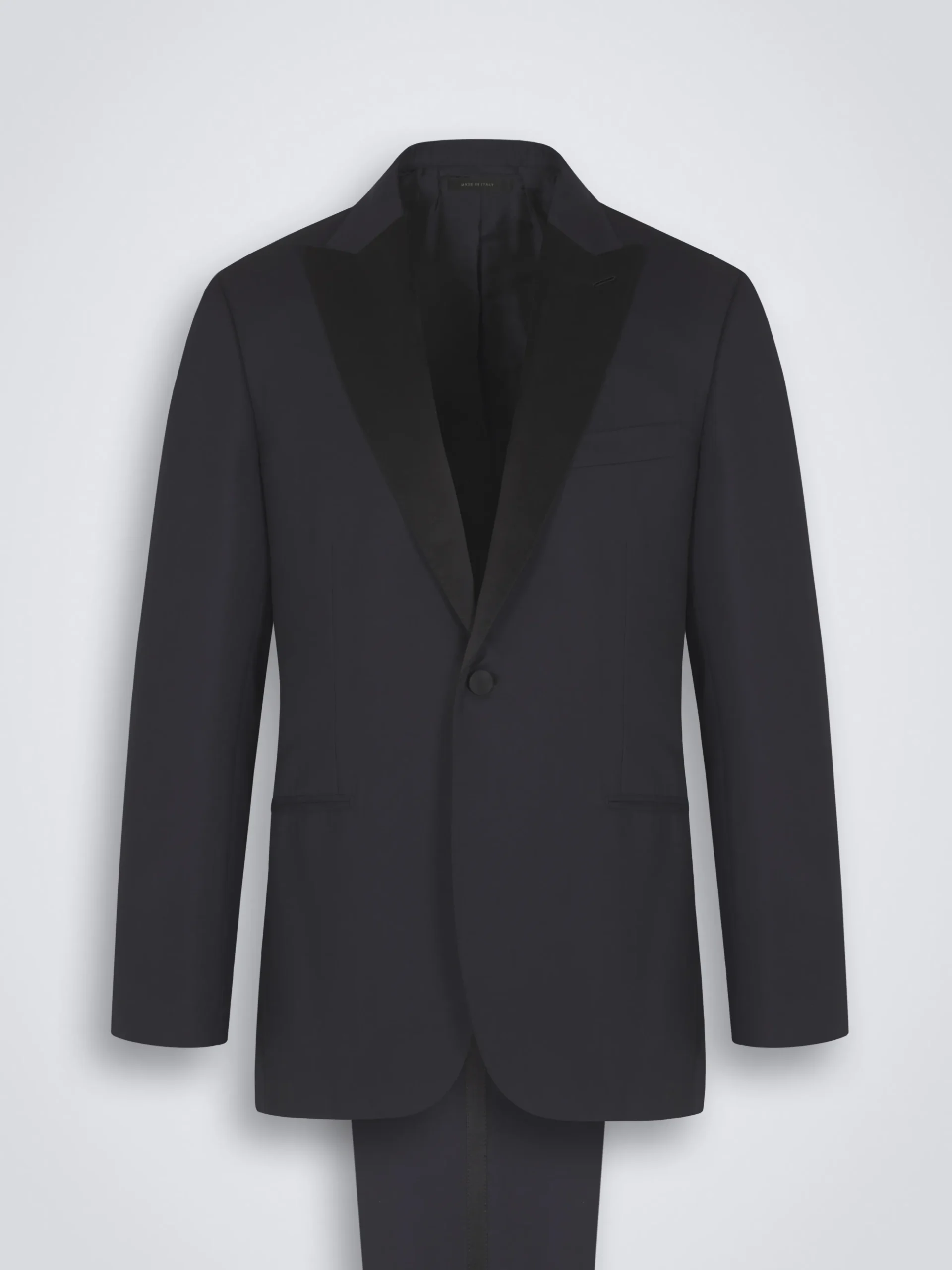 Essential midnight blue Super 160's wool Policleto tuxedo