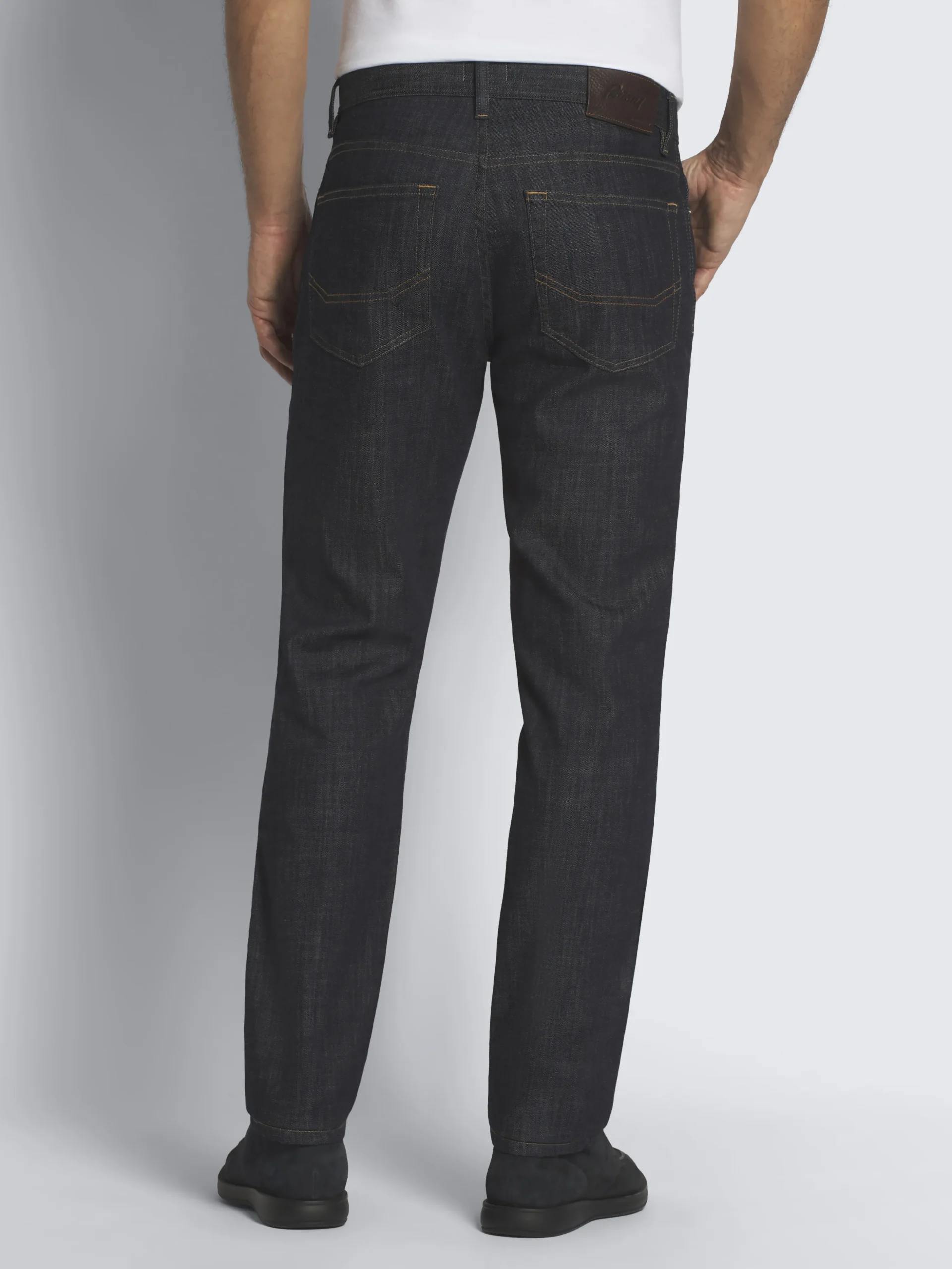 Essential navy blue organic stretch cotton Meribel jeans