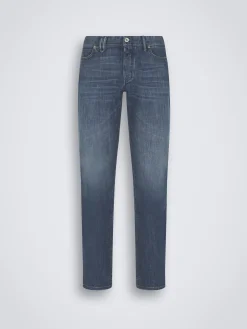 Essential sky blue organic stretch cotton Meribel jeans