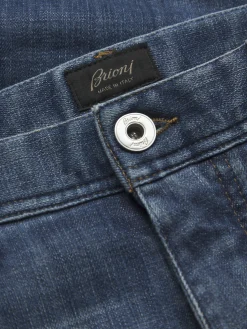 Essential sky blue organic stretch cotton Meribel jeans