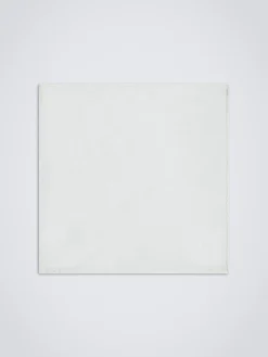 Essential white Giza 45 cotton twill pocket square