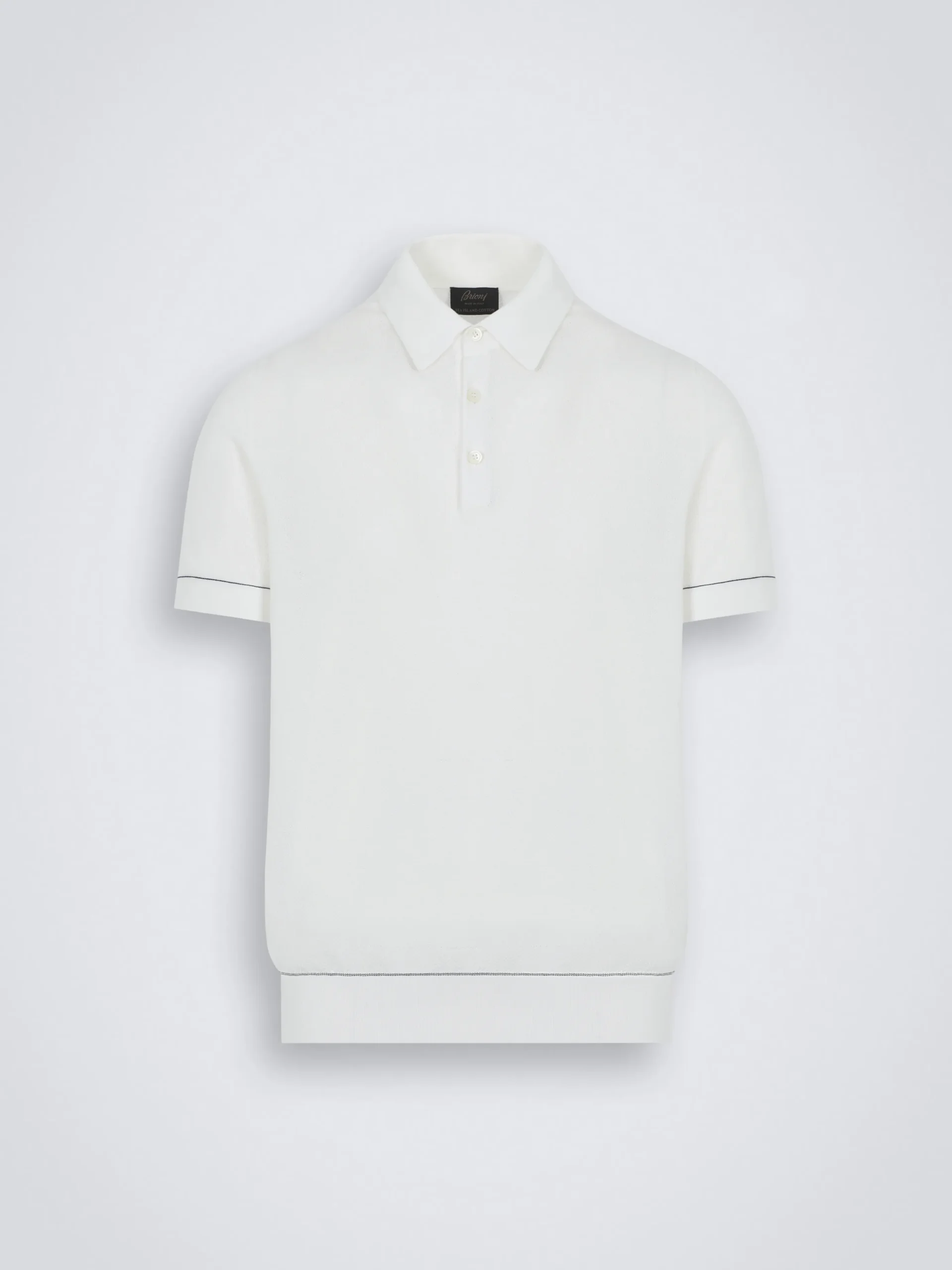 Essential white Sea Island cotton polo