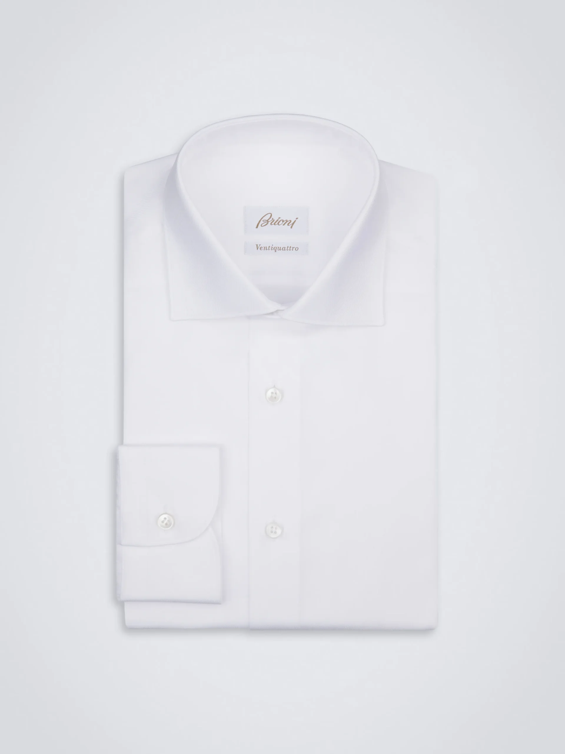 Essential white Ventiquattro cotton formal shirt