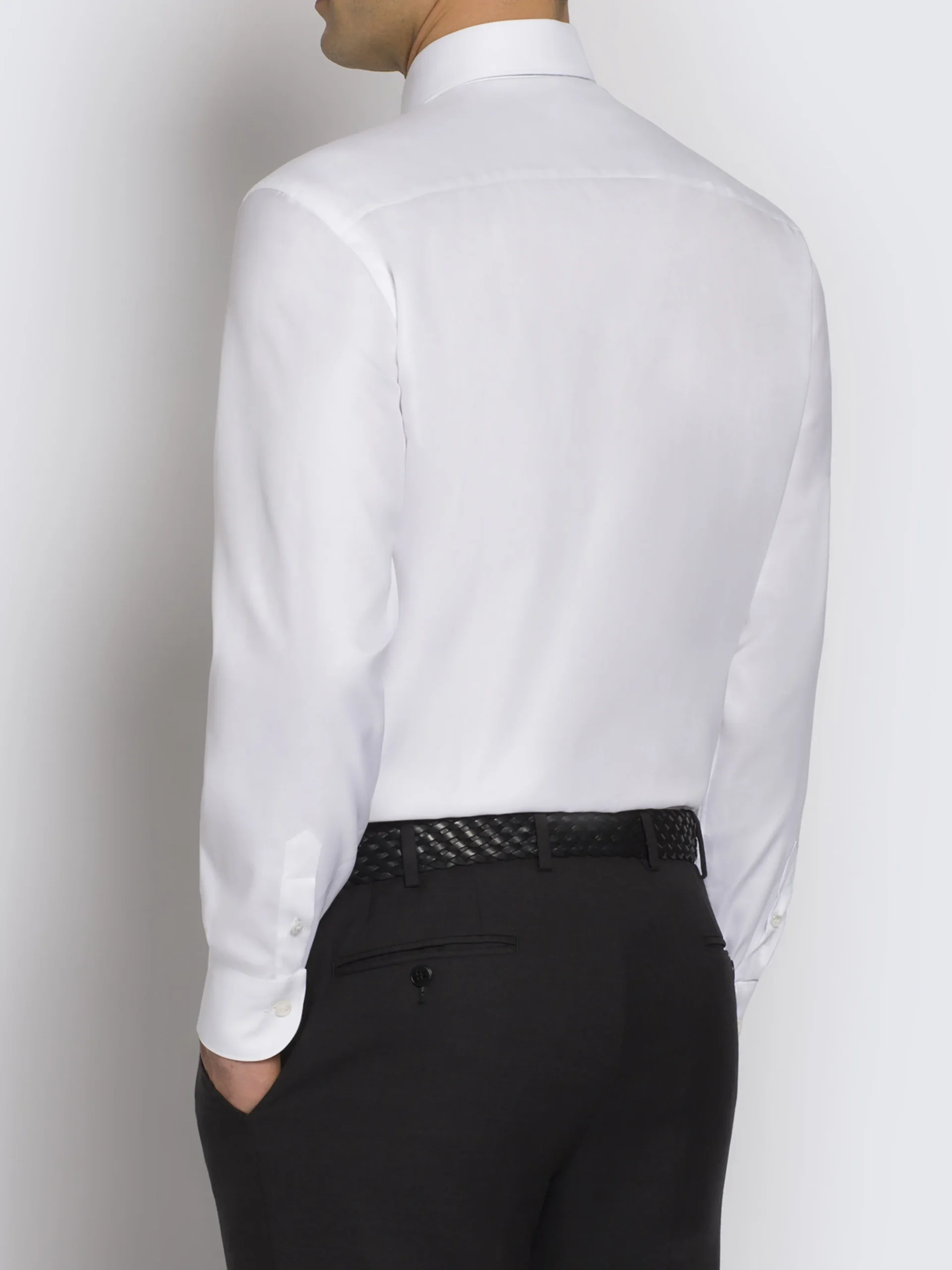 Essential white Ventiquattro cotton formal shirt