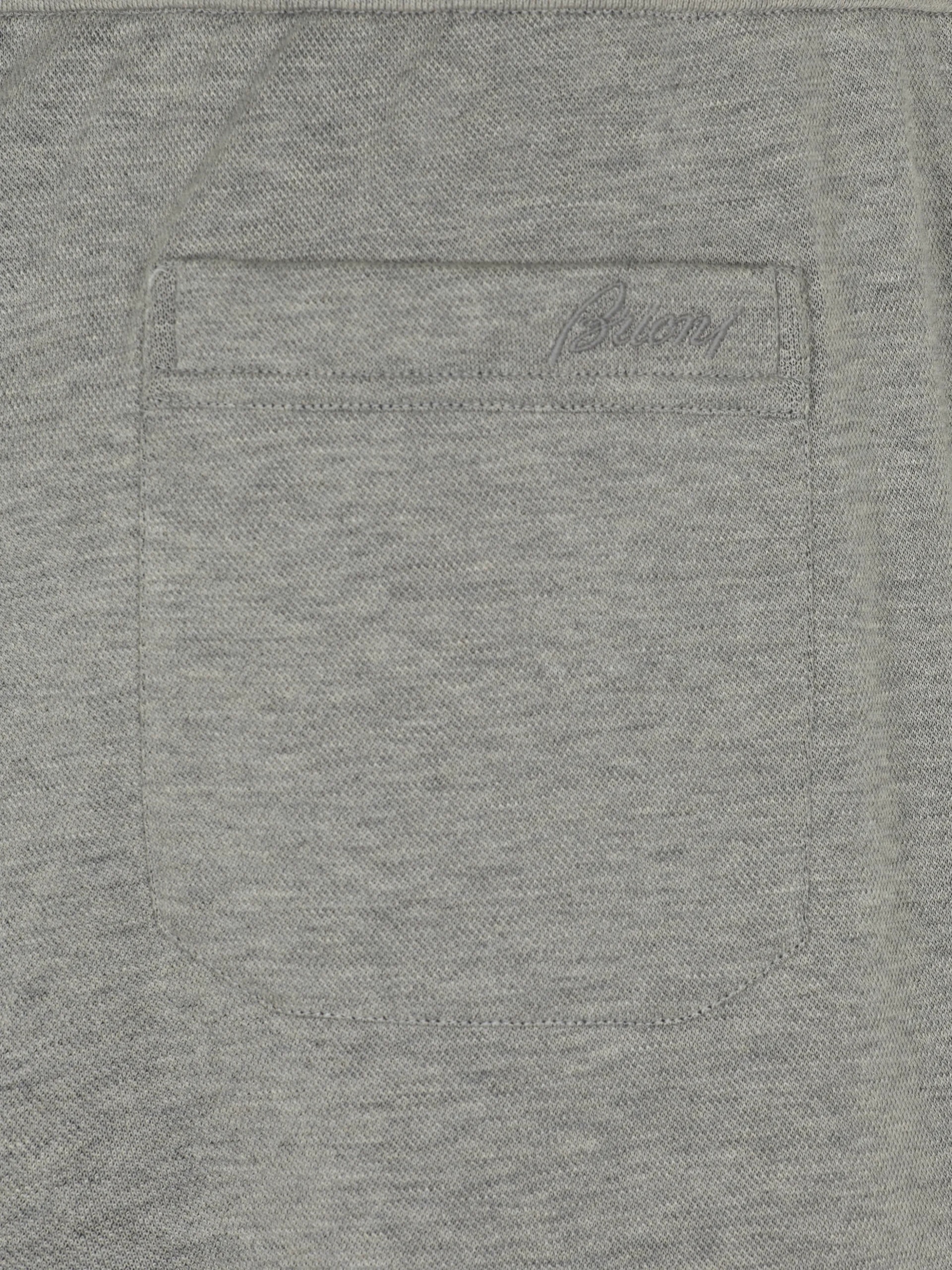Grey stretch cotton sweatpants
