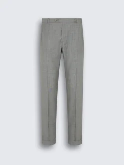 Grey Super 150's wool sharskin Journey trousers