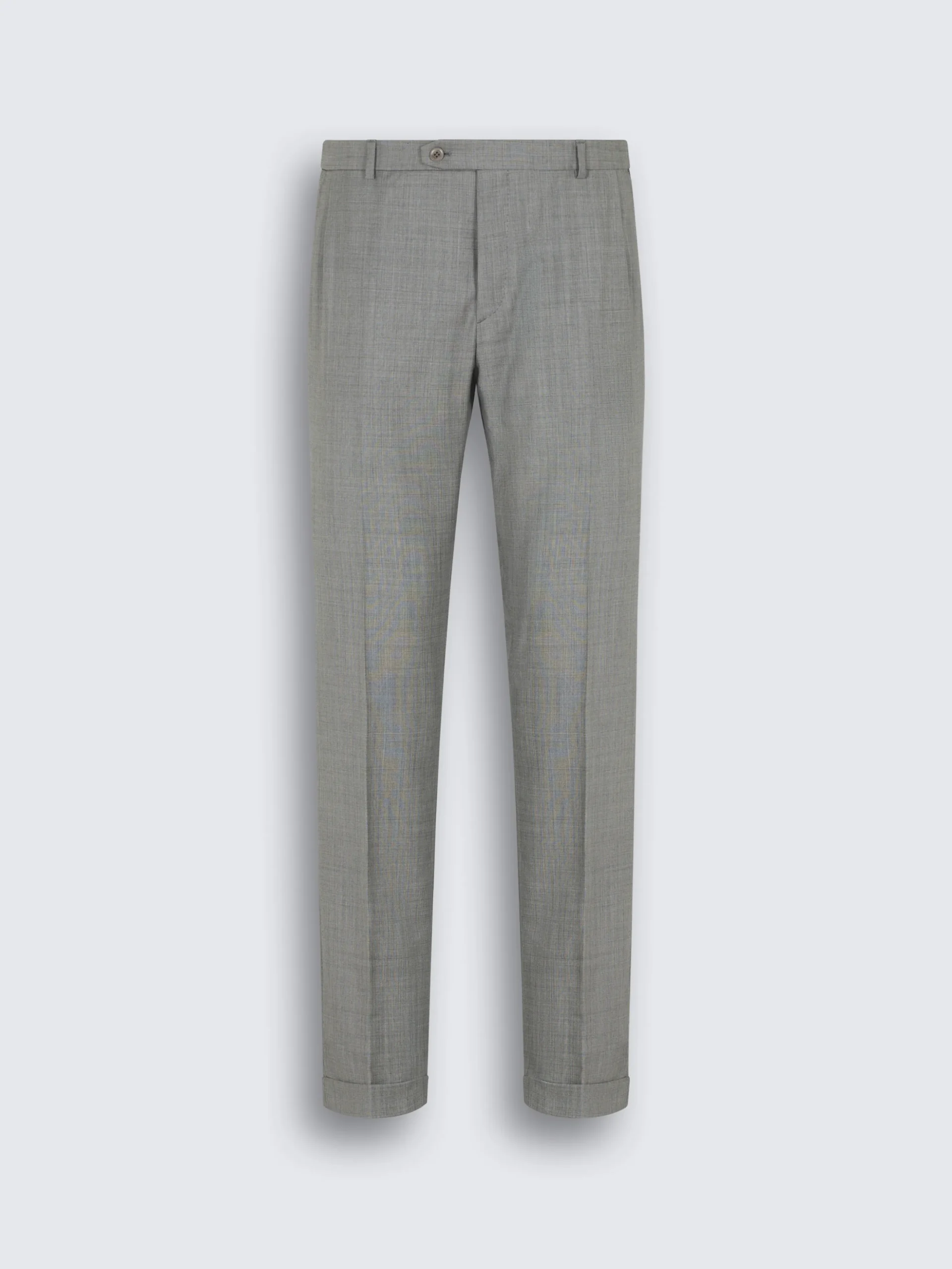 Grey Super 150's wool sharskin Journey trousers