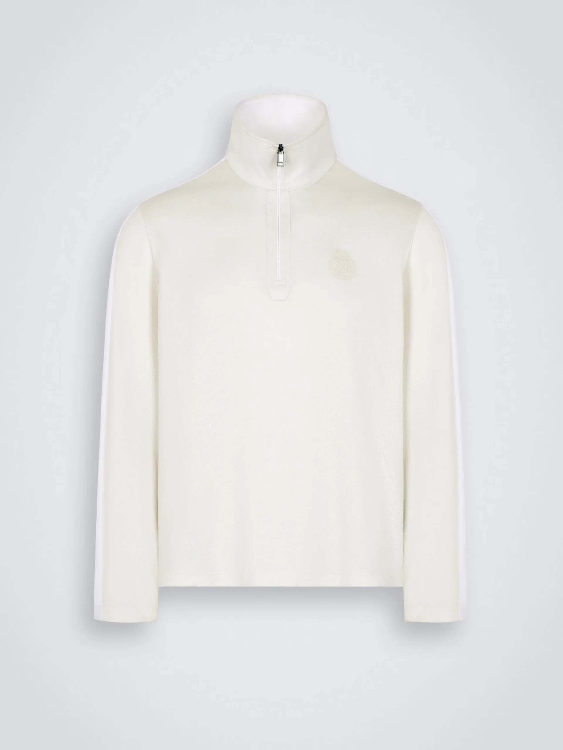 Ivory white cotton gabardine Journey trousers
