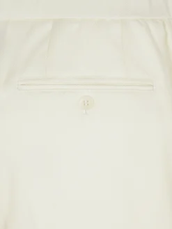 Ivory white responsible wool cavalry twill Melbourne trousers