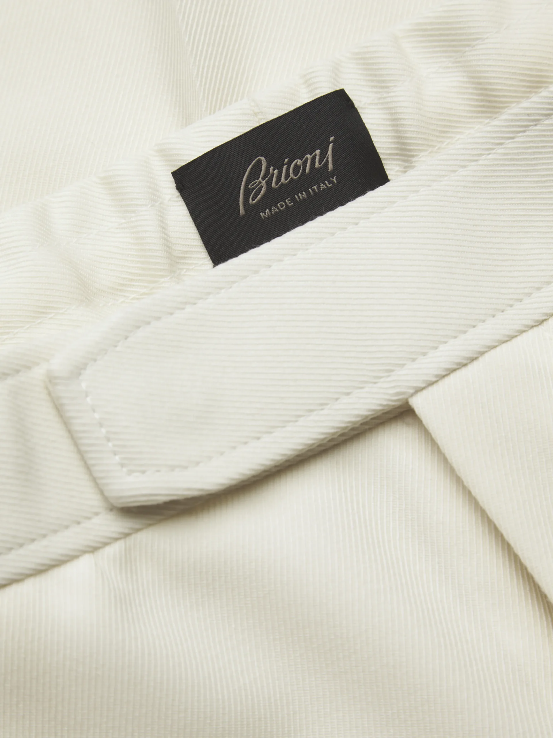 Ivory white responsible wool cavalry twill Melbourne trousers