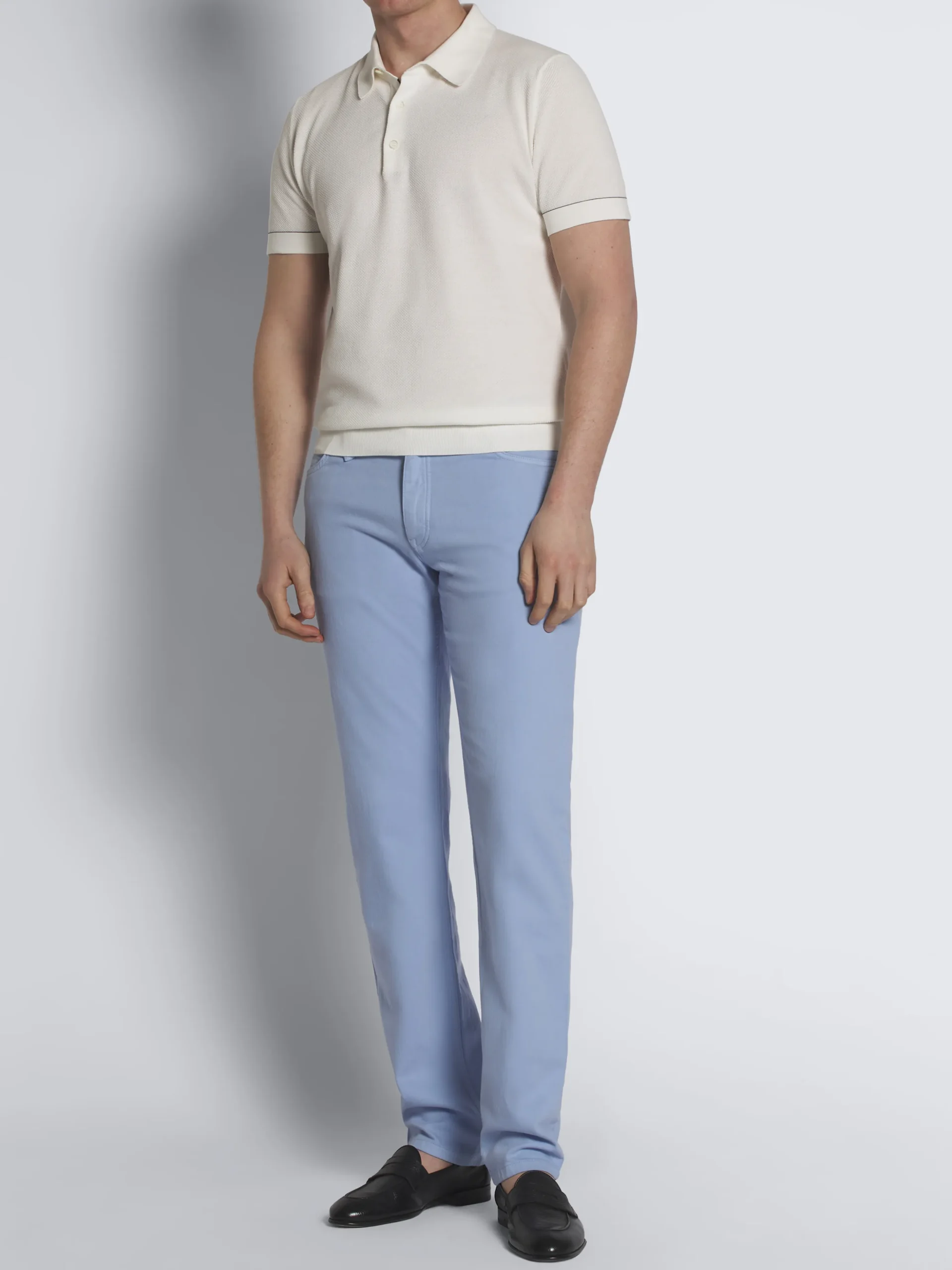 Light blue cotton Meribel jeans