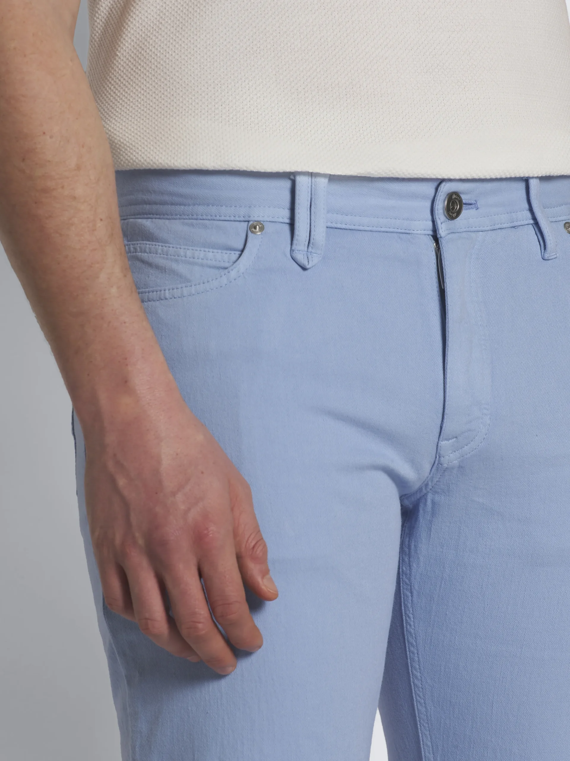 Light blue cotton Meribel jeans