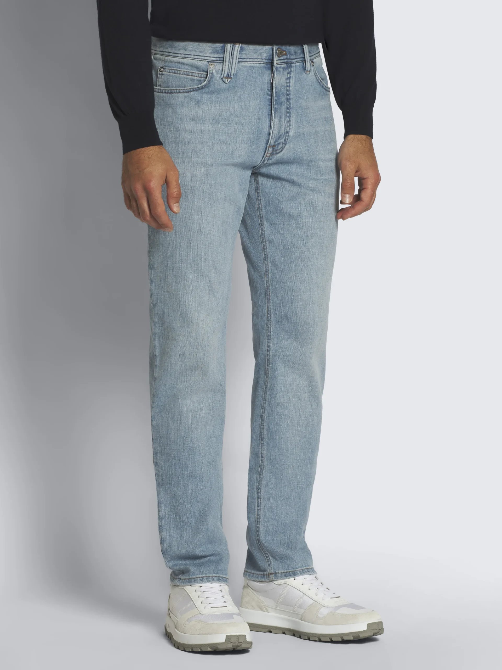 Light blue organic stretch cotton Meribel jeans