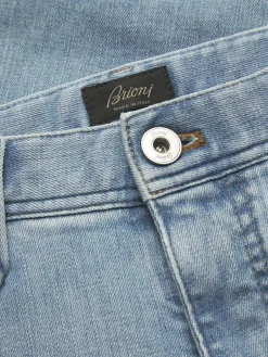 Light blue organic stretch cotton Meribel jeans