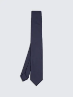 Light blue silk, cashmere and linen slab twill Tigullio trousers