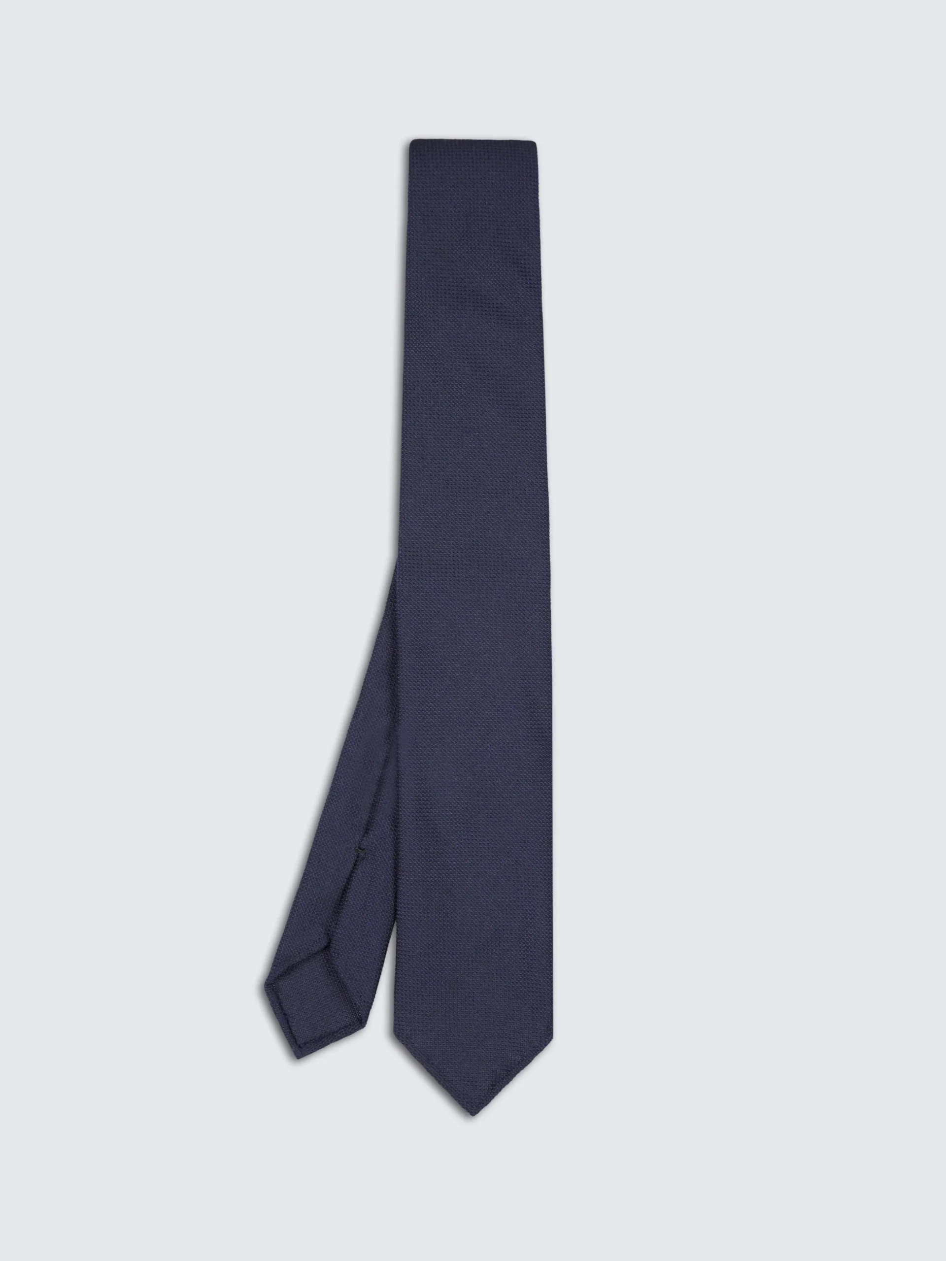 Light blue silk, cashmere and linen slab twill Tigullio trousers
