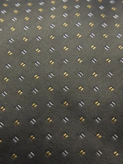 Light brown and grey silk dégradé tie